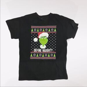 THE GRINCH | Grinch Graphic Tshirt “Feeling Naughty” Ugly Christmas Shirt